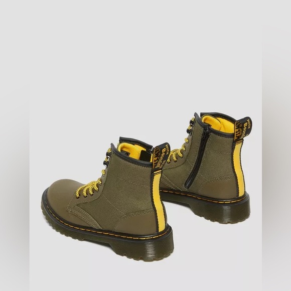 Doc Martens ~ JUNIOR 1460 PANEL LEATHER LACE UP BOOTS - Picture 3 of 14